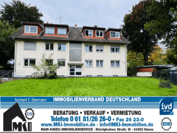 3-Zimmer-Eigentumswohnung in zentraler Lage von Hanau und Main-Nähe, 63450 Hanau, Erdgeschosswohnung