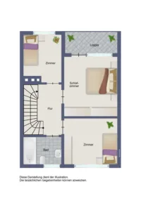 Grundriss Obergeschoss