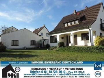 Handwerker aufgepasst „Großkrotzenburg“: 1- Fam- Haus auf herrlichem Eckgrundstück, 63538 Großkrotzenburg, Haus