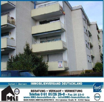 Schöne 2 Zimmer-Eigentumswohnung, ideal für Singles, 63486 Bruchköbel, Wohnung
