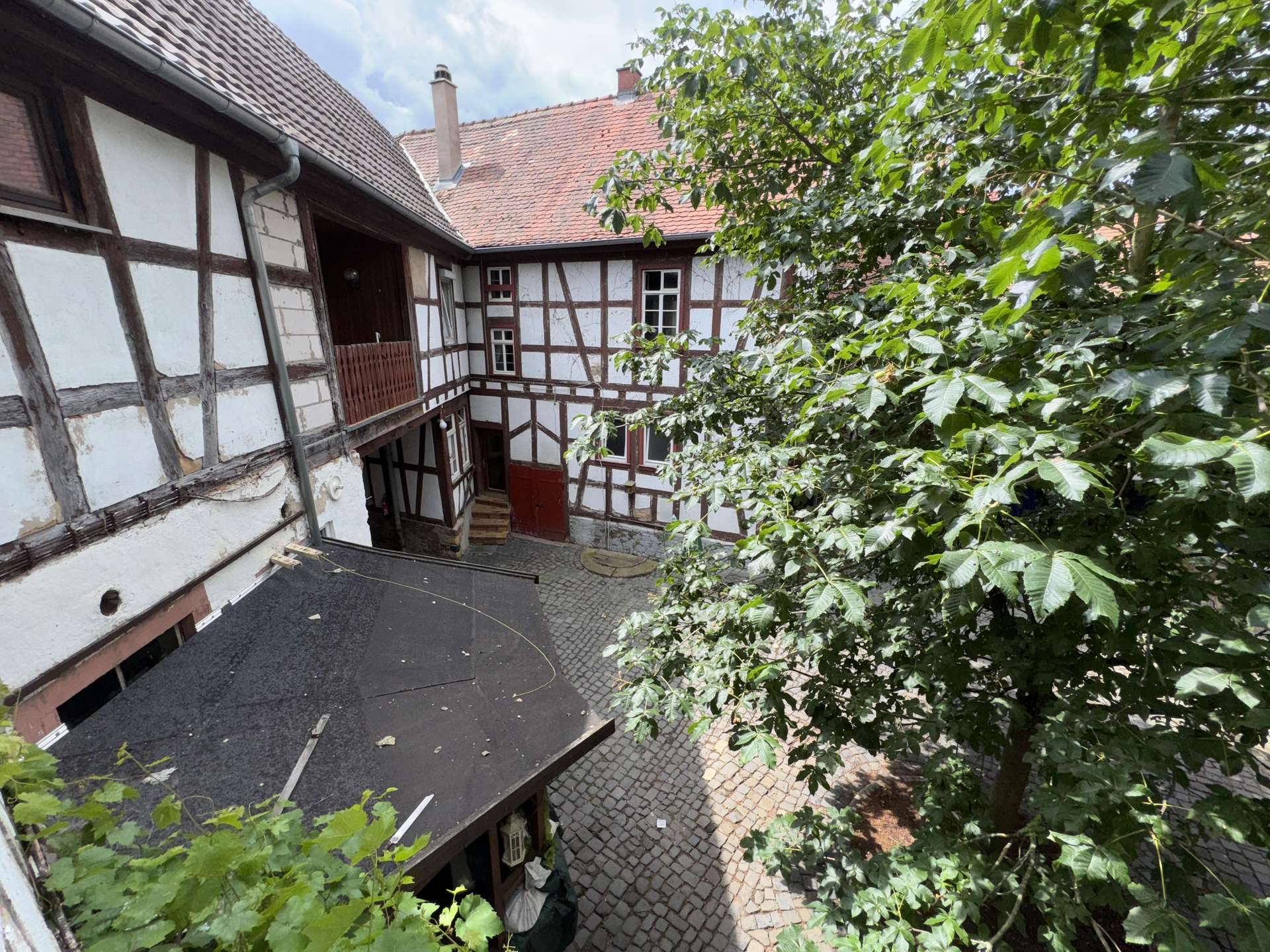 Blick in den Innenhof
