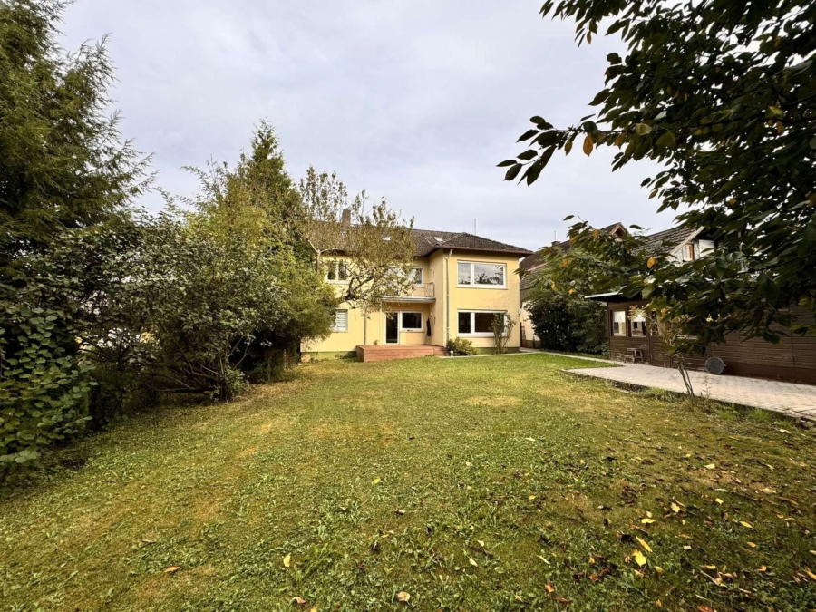 Hausansicht Garten