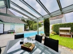 Terrasse (2) - Zwei Doppelhaushälften mit Außenpool und Gartenparadies in einem gewachsenen Wohngebiet