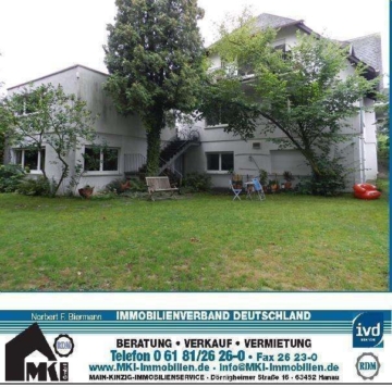 2-Familien-Villa mit Einliegerwohnung (Büro) und separaten Eingangsbereichen, 63452 Hanau, Haus