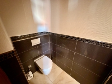 Möblierte Erdgeschosswohnung mit Loftcharakter in Gelnhausen-Meerholz - Gästetoilette (5831)