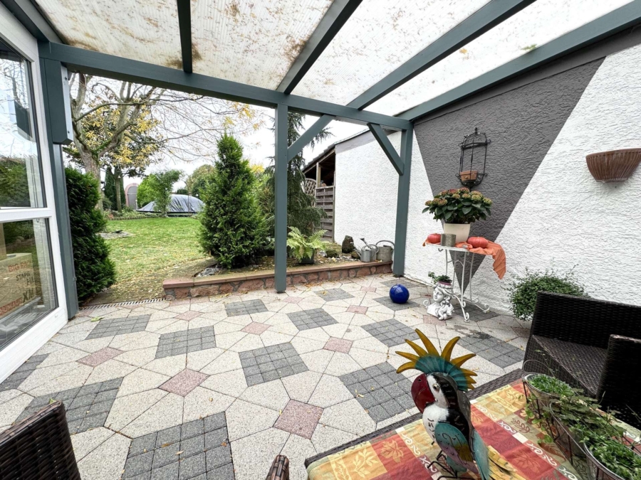 Überdachte Terrasse
