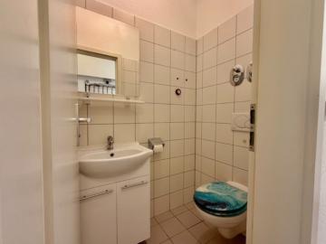 Zweifamilienhaus in feiner Lage mit idyllischem Garten und Bachlauf - Gäste WC EG (6165)