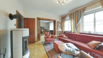 Repräsentative 3-Familien-Villa in bester Lage von Hanau - Wohnzimmer OG (6294)